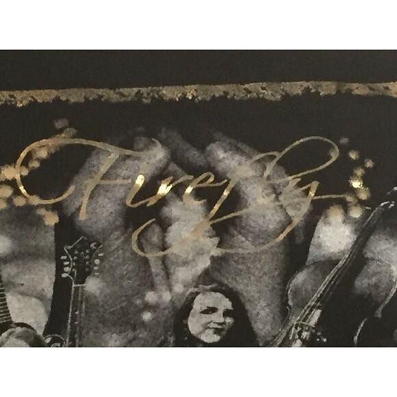 Firefly Music Group Band T Shirt Melanie McKenzie Madelyn Country Pop Gold Frame - Picture 5 of 8